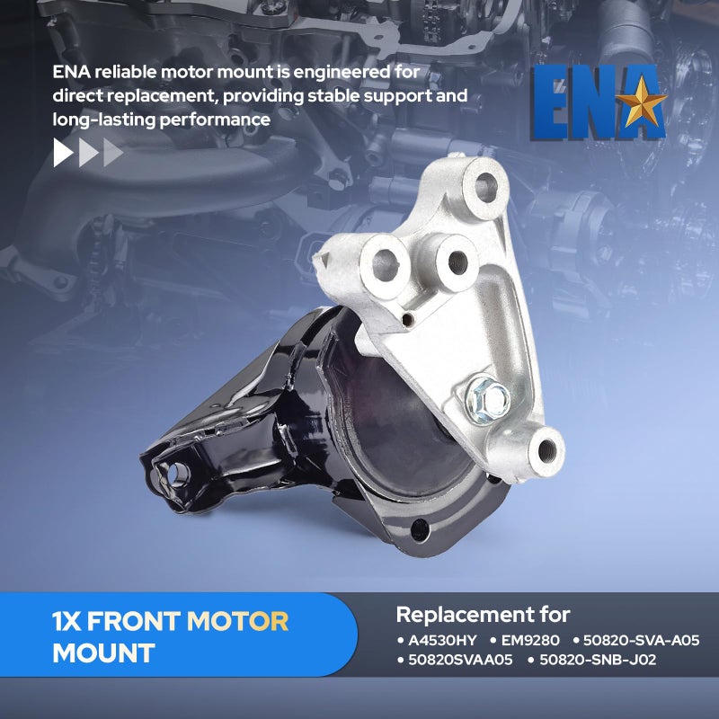 ENA Front Right Engine Motor Mount 2006 2007 2008 2009 2010 2011 Compatible with Honda Civic DX LX EL 1.8L L4 Replacement for A4530 EM9280 50820SVAA05 - Image 3